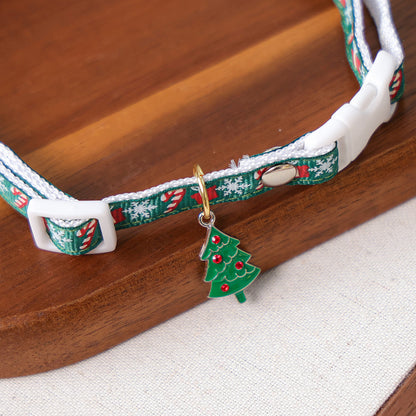 Christmas Pet Collar Cat Cute Christmas Tree Pendant Collar Neck Ring