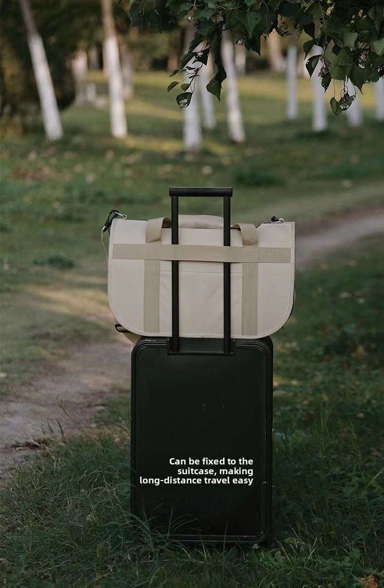 Shangshan Guan SMILE TIME Cat Bag Handheld Crossbody Pet Car Bag