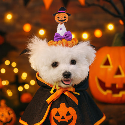 Pet Small Dog Puppy Halloween Christmas Accessories Ornaments Hat Bib