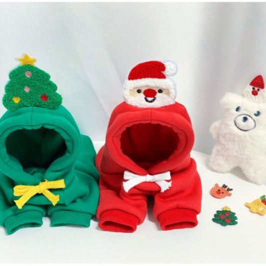 Cat Hoodie Autumn Winter Medium Dog Christmas Pet Supplies Clothing