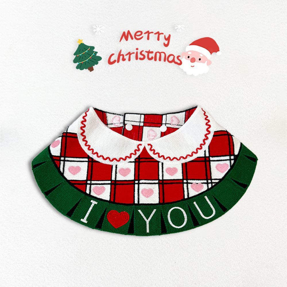 Pet Bibs Dog Christmas Bibs Bibs Snap Button Universal Cat Bibs