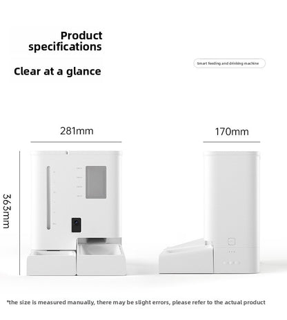 Pet Smart Feeder Food and Water Integrated Machine