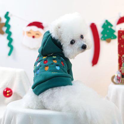 Autumn and Winter Pet Casual Fashion Clothing Christmas Sweatshirt