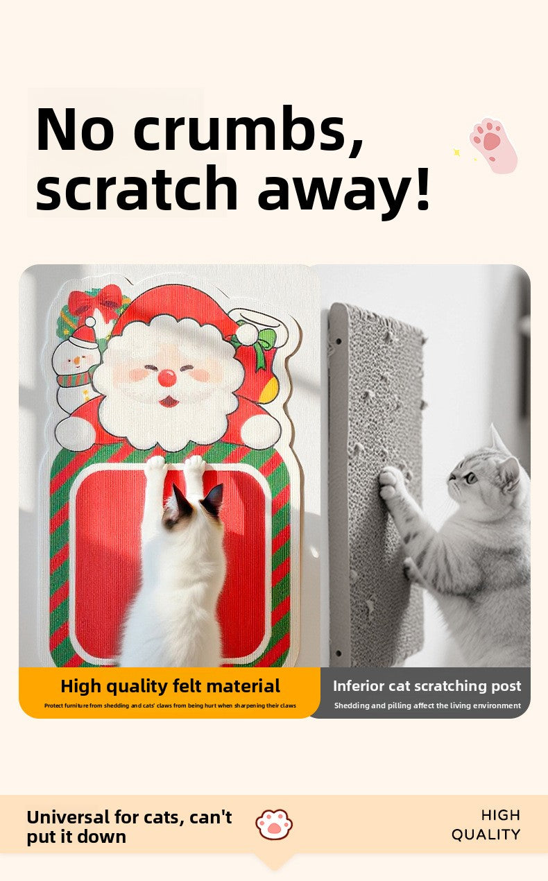 Christmas Scratching Pet Pad,Mat  Cute Durable Scratch-Resistant Toy