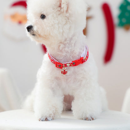 Christmas Pet Collar Cat Cute Christmas Tree Pendant Collar Neck Ring
