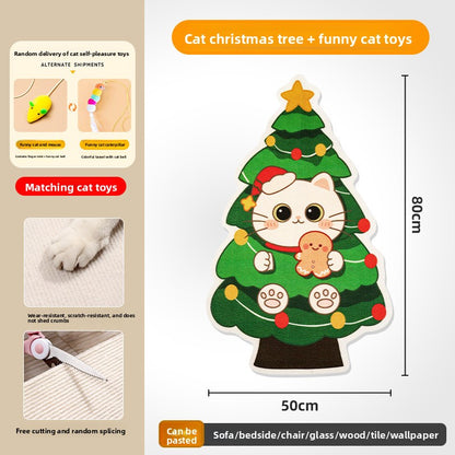 Christmas Scratching Pet Pad,Mat  Cute Durable Scratch-Resistant Toy