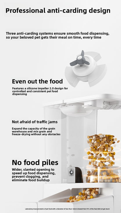 Pet Smart Feeder Food and Water Integrated Machine