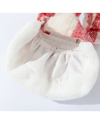 Christmas Sweetheart Cotton Dress Autumn Winter Sweet Pet Clothes