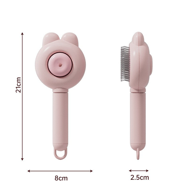 Rabbit Ear Comb Brush Cleaning and Massaging Comb Pet Grooming Tool