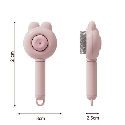 Rabbit Ear Comb Brush Cleaning and Massaging Comb Pet Grooming Tool