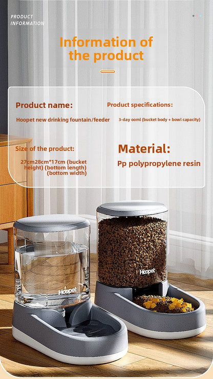 Pet Water Dispenser Automatic Feeder Drinking Water without Electric