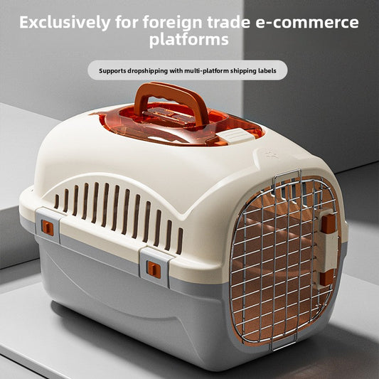 Pet Travel Box Cat Carrier for Car, Pet Supplies for Travel