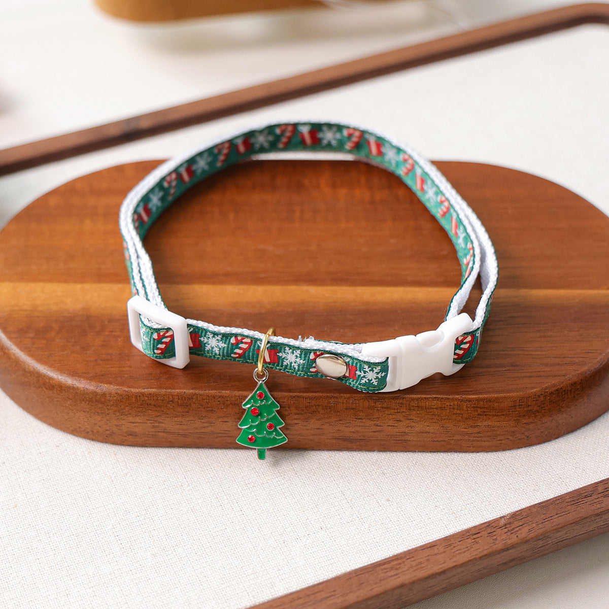 Christmas Pet Collar Cat Cute Christmas Tree Pendant Collar Neck Ring