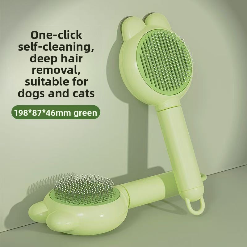 Rabbit Ear Comb Brush Cleaning and Massaging Comb Pet Grooming Tool