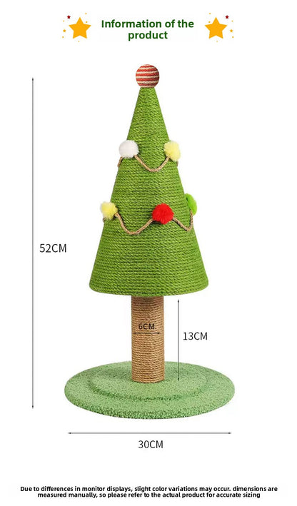 Christmas Tree Wear-Resistant Non-Shedding Pet Climbing Frame Nest