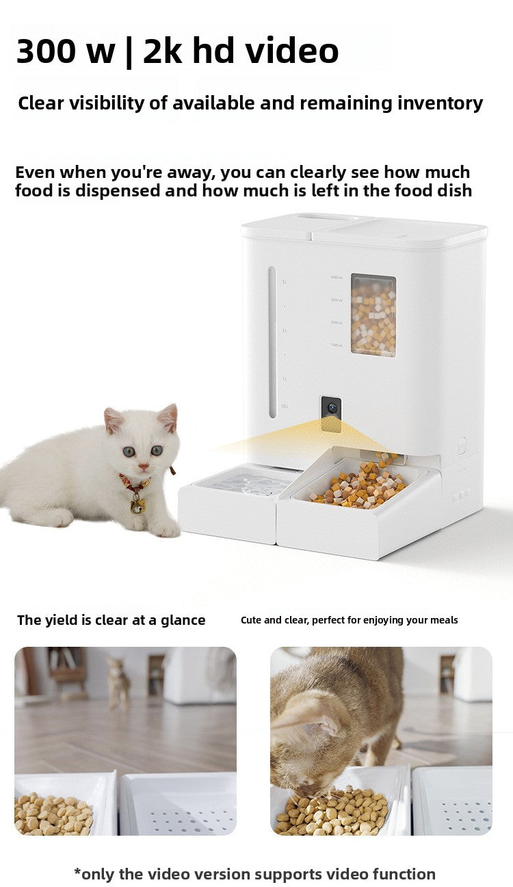 Pet Smart Feeder Food and Water Integrated Machine