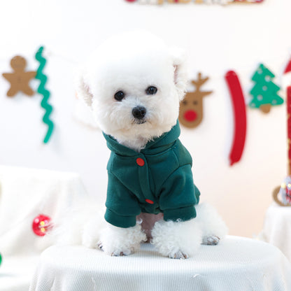 Autumn and Winter Pet Casual Fashion Clothing Christmas Sweatshirt