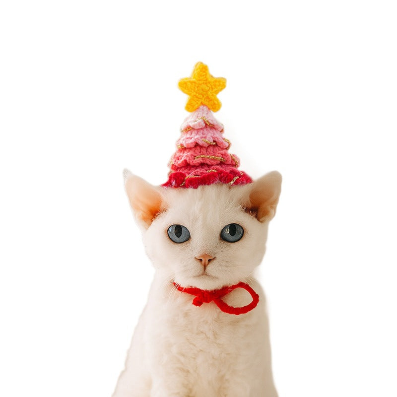 Pet Small Dog Puppy Halloween Christmas Accessories Ornaments Hat Bib