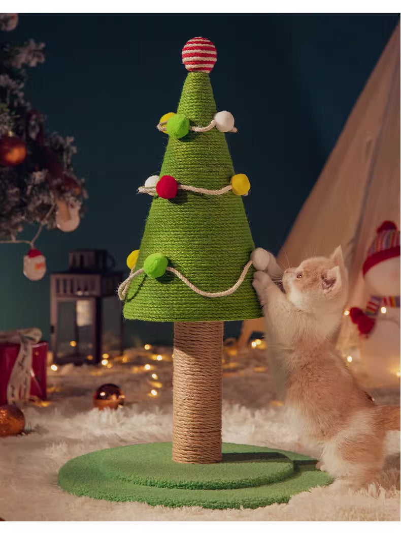 Christmas Tree Wear-Resistant Non-Shedding Pet Climbing Frame Nest