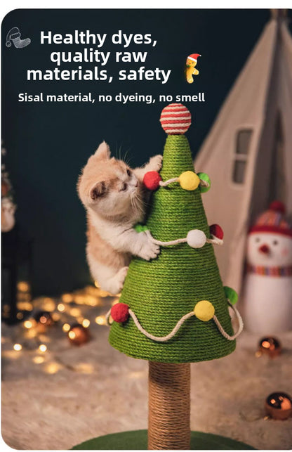 Christmas Tree Wear-Resistant Non-Shedding Pet Climbing Frame Nest