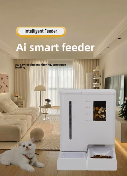 Pet Smart Feeder Food and Water Integrated Machine