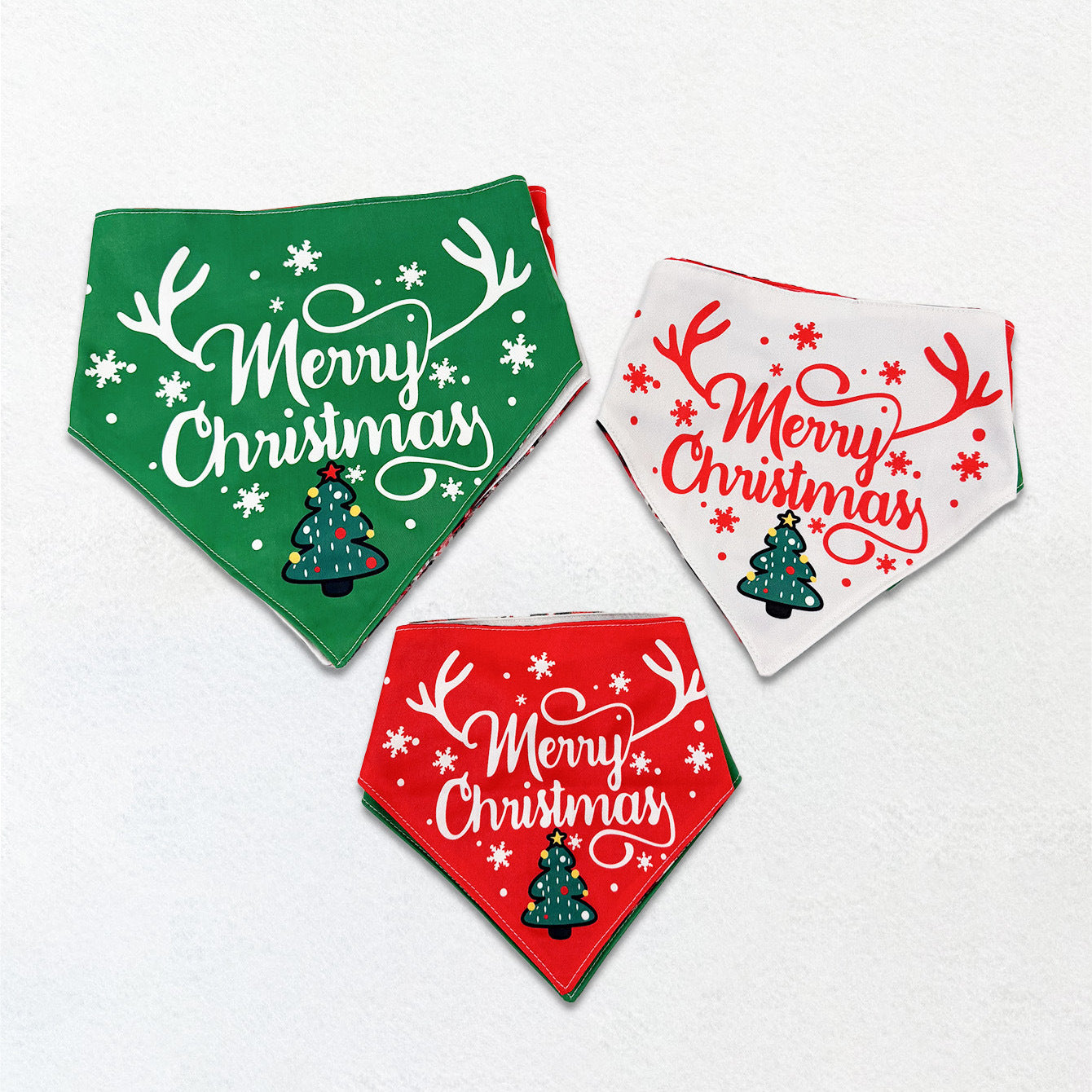 Christmas Pet Bibs Cat Christmas Hat Dog Accessories Pet Photo Costume