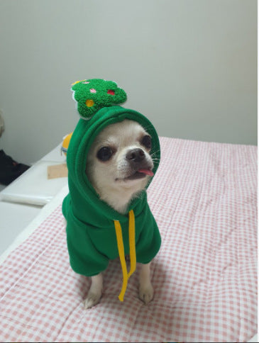 Cat Hoodie Autumn Winter Medium Dog Christmas Pet Supplies Clothing