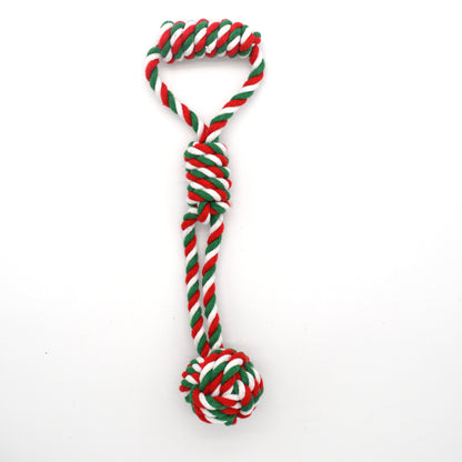 Pet Cotton Rope Toy Combination Set Christmas Rope Knot Toy